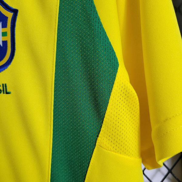 2002 Brazil home Retro S-XXL - Image 3