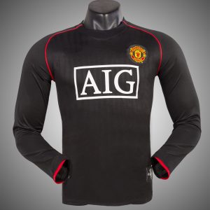 2007-08 Manchester United Away League Edition Long Sleeve S-2XL