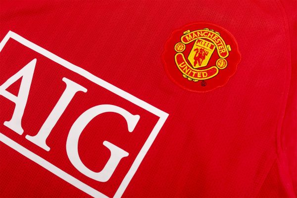 2007-08 Manchester United Home League Edition Retro long sleeved S-2XL - Image 7