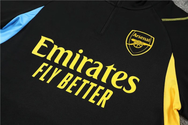 ARSENAL BLACK Training Suit Kit 2023 2024 - Image 2