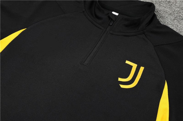 JUVENTUS NOIR-JAUNE Training Suit Kit 2023 2024 - Image 2