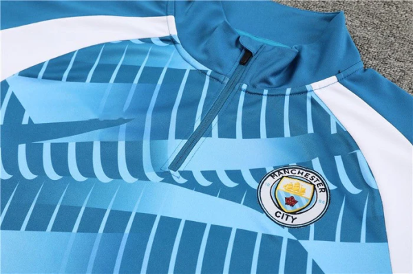 MANCHESTER CITY BLUE GRADIENT Training Suit Kit 2023 2024 - Image 2