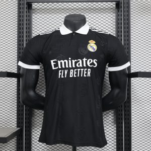 2025-26 Real Madrid Special Polo Black Player S-2XL