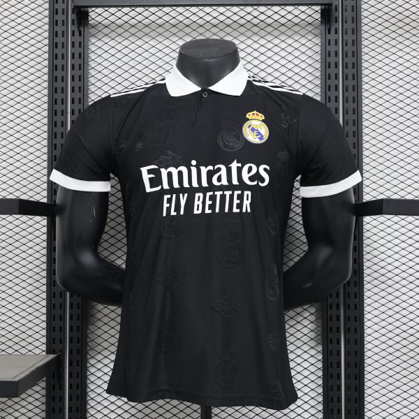 2025-26 Real Madrid Special Polo Black Player S-2XL