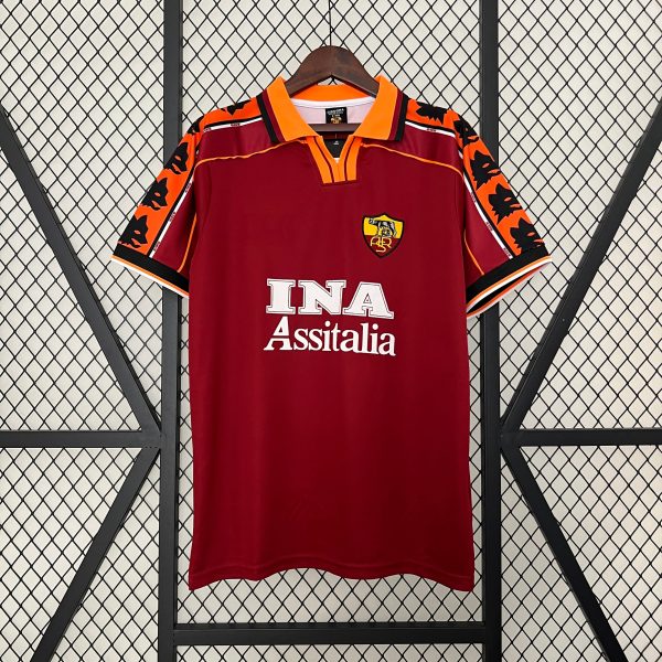 1998-99 Roma Home Retro S-XXL
