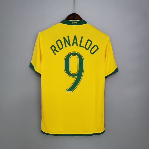 2006 Brazil home Retro S-XXL - Image 3