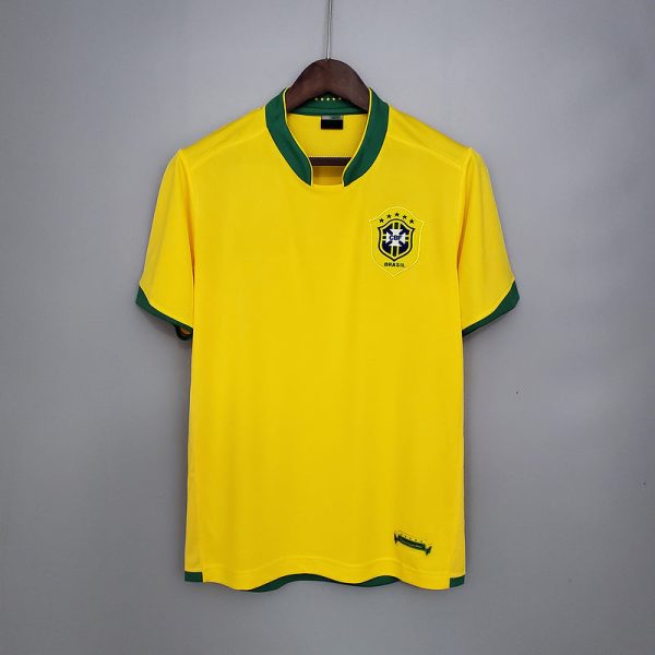 2006 Brazil home Retro S-XXL