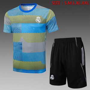 2025-26 Real Madrid Short-sleeved shorts training suit S-2XL
