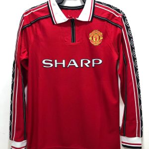 1998-99 Manchester United Home Long Sleeve S-2XL