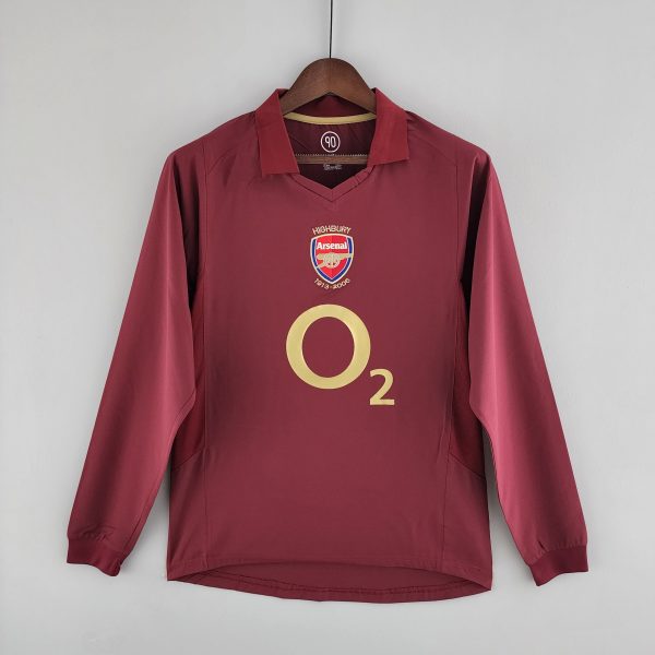 2005-06 Arsenal Home Long Sleeve S-2XL