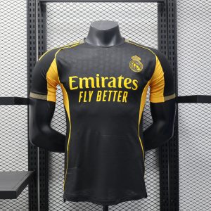 2025-26 Real Madrid Special Gold Black Player S-2XL