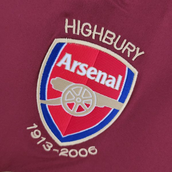 2005-06 Arsenal Home Long Sleeve S-2XL - Image 3