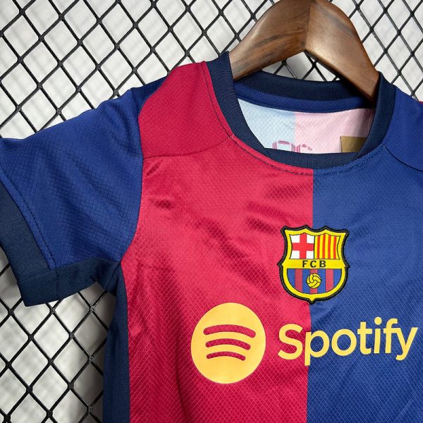 2024-25 Barcelona Home KIDS 16-28 - Image 3