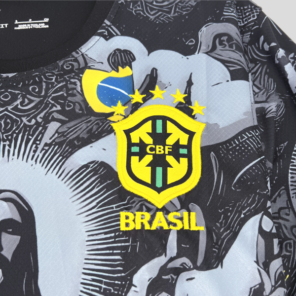 2024-25 Brazil Special Edition Black Jersey S-XXL - Image 4