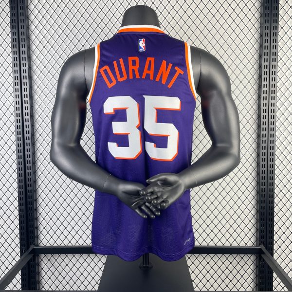 NBA 2024-25 Suns Away Purple No. 35 DURANT - Image 2