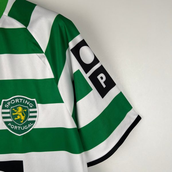 2003-04 Sporting Lisbon Home Retro S-XXL - Image 5