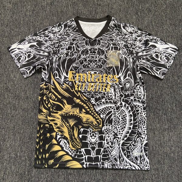 2025-26 Real Madrid Special Gold Dragon S-2XL - Image 2