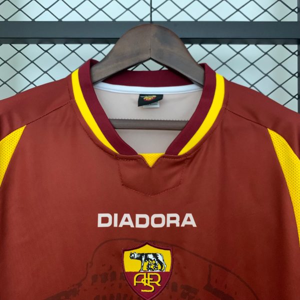 1997-98 Roma Home Retro S-2XL - Image 2