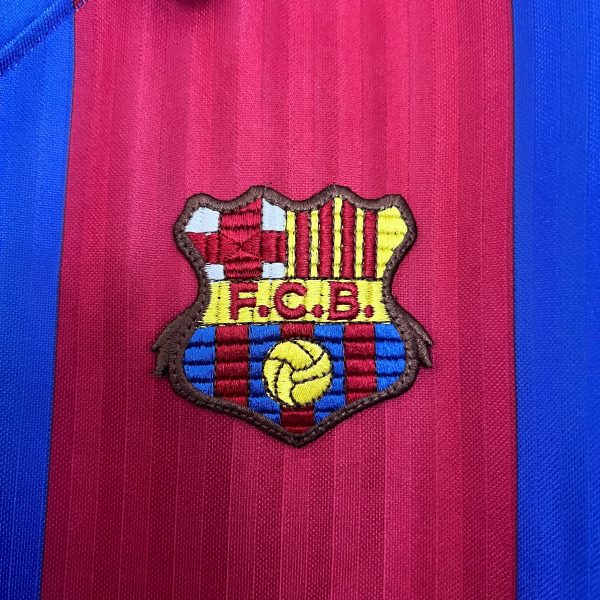 1991-92 Barcelona Home Retro S-XXL - Image 5