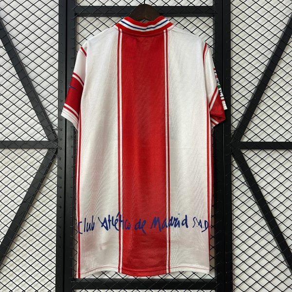 1999-00 Atletico Madrid Home Retro S-XXL - Image 2