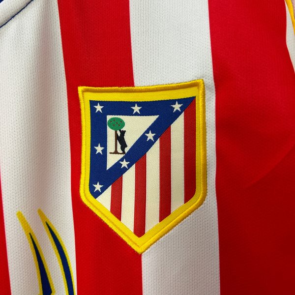 2004-05 Atletico Madrid Home Long Sleeve S-2XL - Image 3