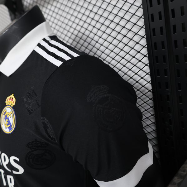 2025-26 Real Madrid Special Polo Black Player S-2XL - Image 4