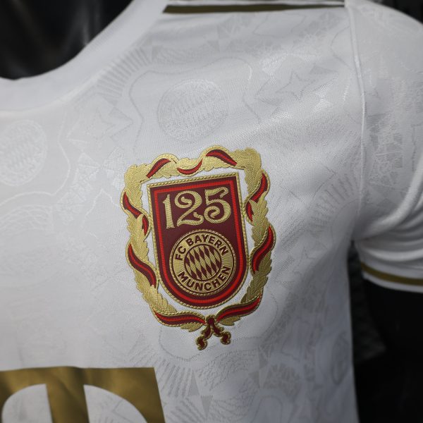 2025-26 Bayern Munich 125 Years White Player S-2XL - Image 2
