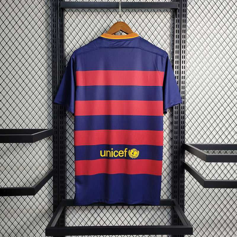 2015-16 Barcelona Home Retro S-XXL - Image 2