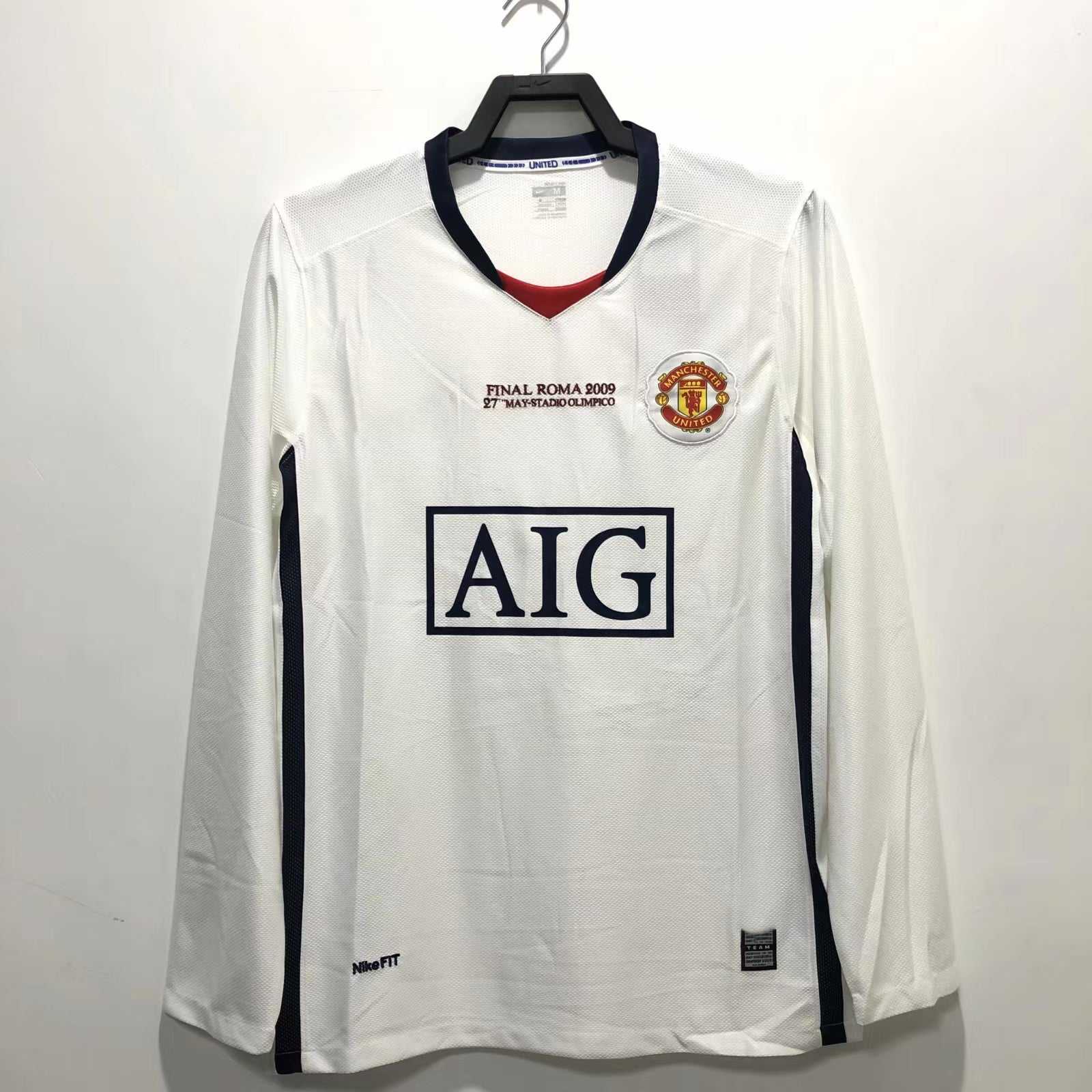 2008-09 Manchester United Away Champions League Edition Long Sleeve S-2XL