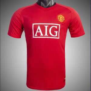 2007-08 Manchester United Home League Edition Retro S-2XL