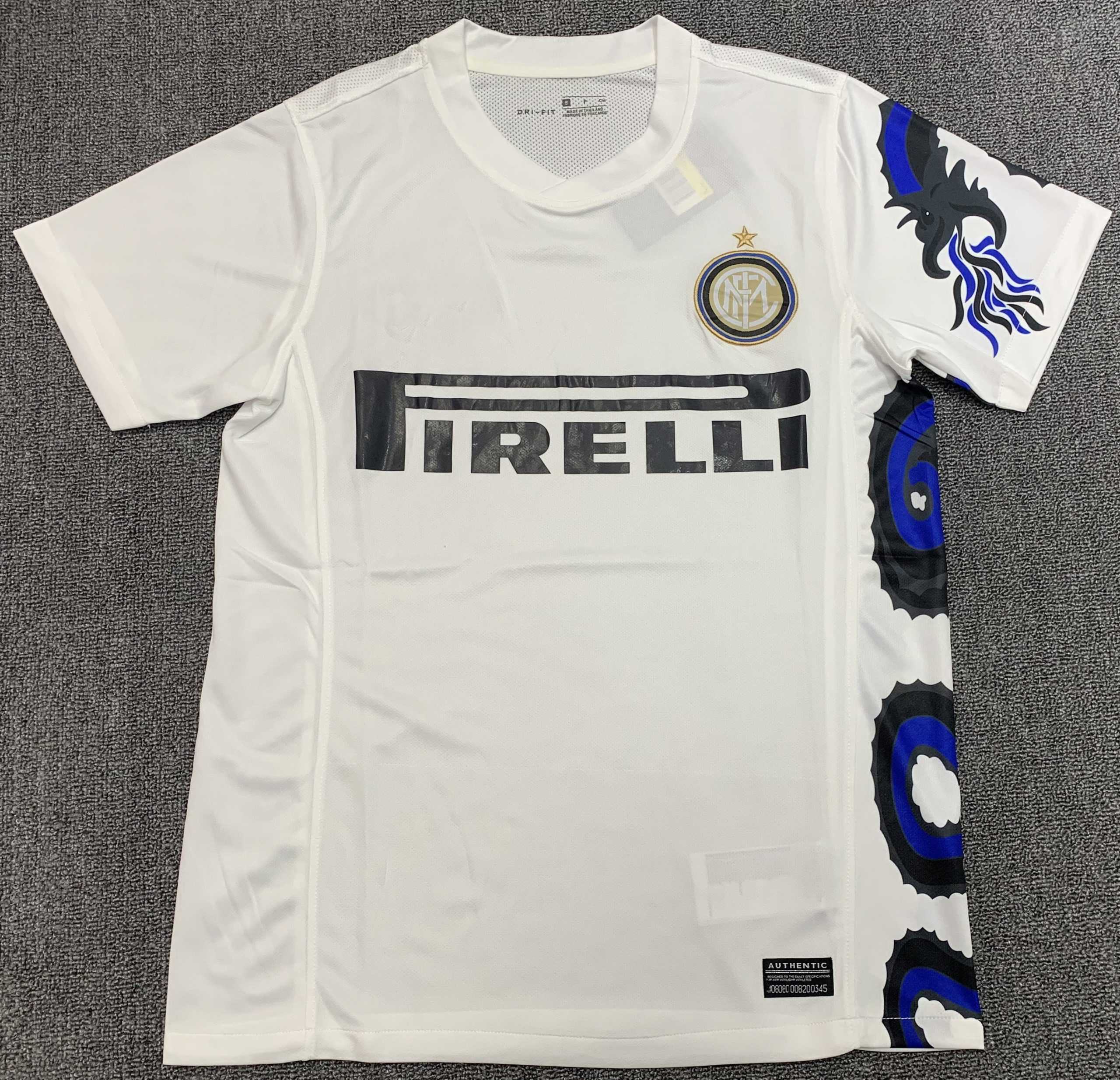 2010 Inter Milan White Retro  S-XXL