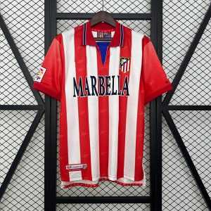 1998-99 Atletico Madrid Home Retro S-XXL
