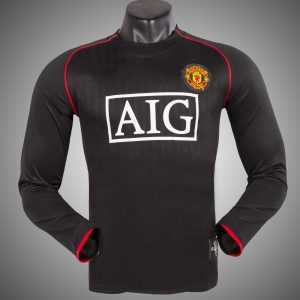 2007-08 Manchester United Away League Edition Long Sleeve S-2XL