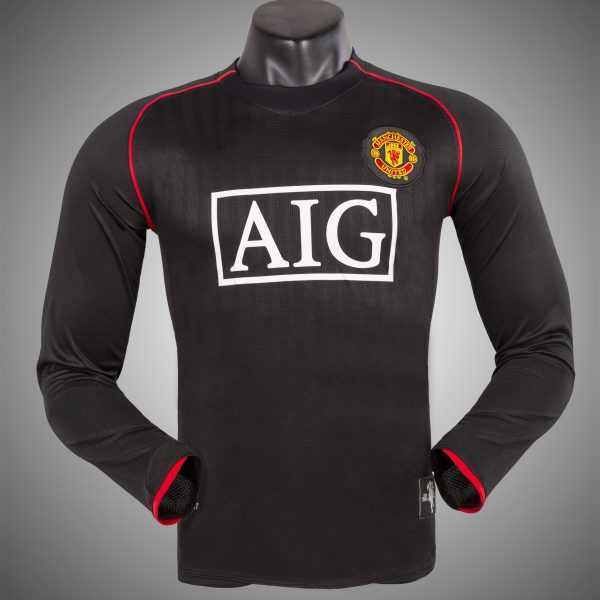 2007-08 Manchester United Away League Edition Long Sleeve S-2XL