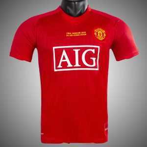 2007-08 Manchester United Home Champions League Edition Retro S-2XL