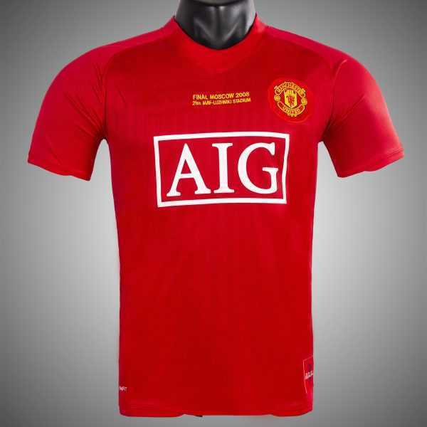 2007-08 Manchester United Home Champions League Edition Retro S-2XL
