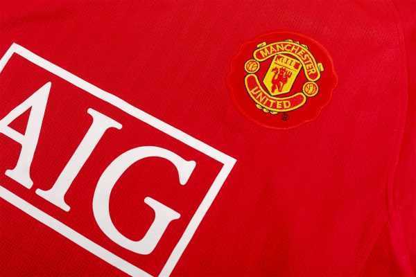 2007-08 Manchester United Home League Edition Retro long sleeved S-2XL - Image 7