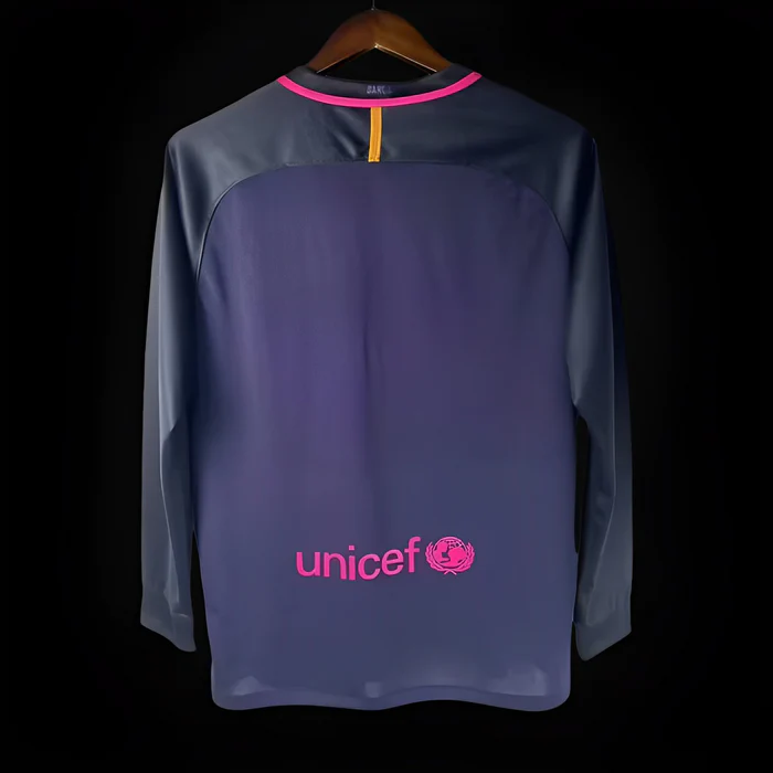 2016-17 Barcelona Long Sleeved Away S-2XL - Image 2