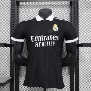2025-26 Real Madrid Special Polo Black Player S-2XL