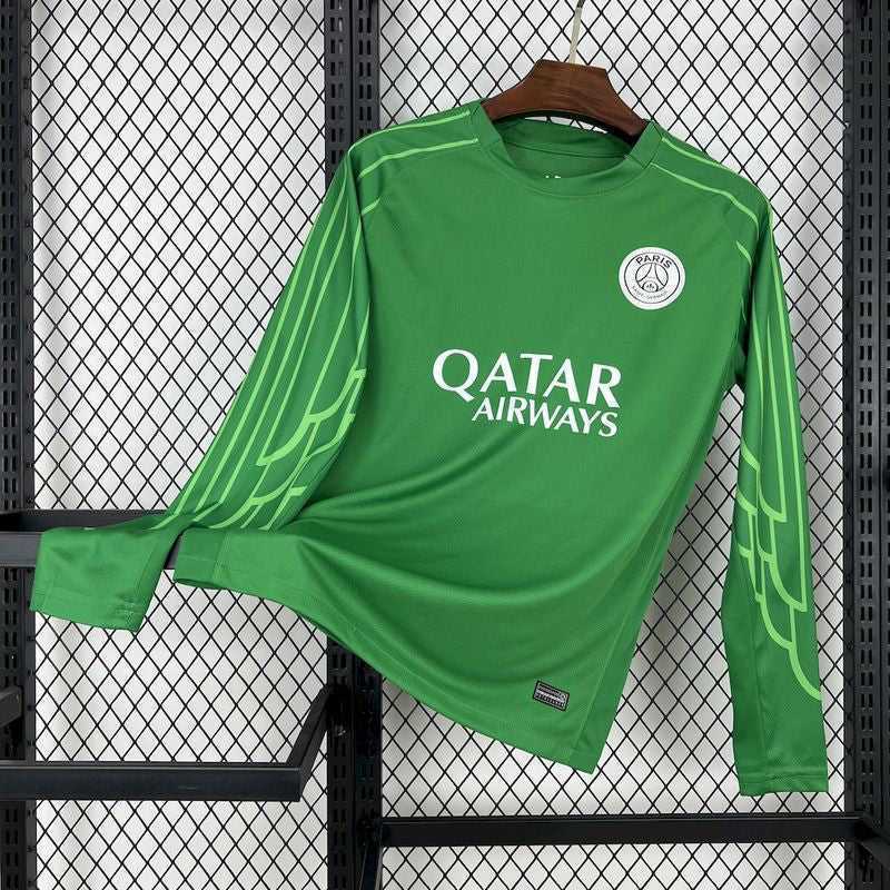 2025-26 Paris Long Sleeve Goleiro Green S-2XL