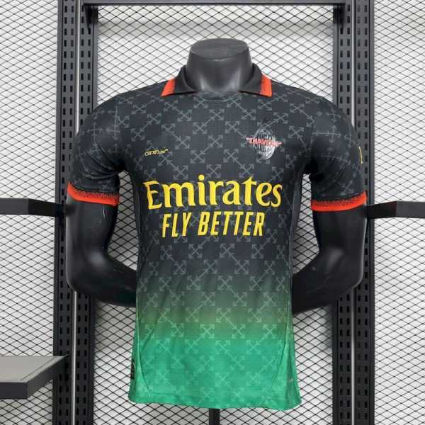 2025-26 AC Milan Black Green Specialr Player S-XXL