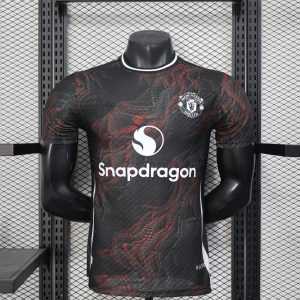 2025-26 Manchester United Black Player Size S-2XL
