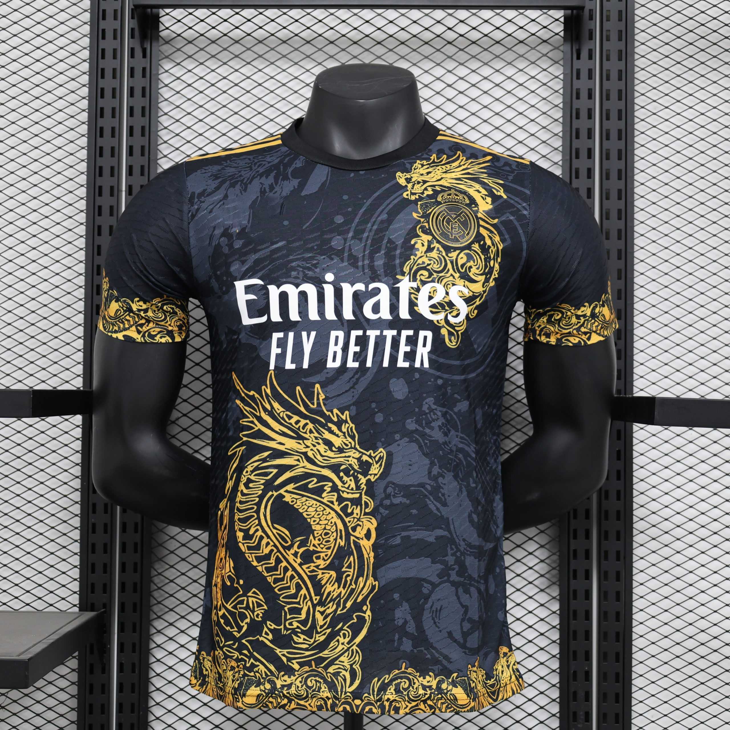 2025-26 Real Madrid Special Gold Dragon Player S-2XL