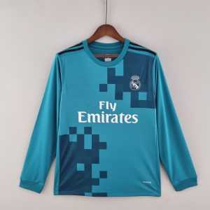 2017-18 Real Madrid third away long sleeve S-2XL