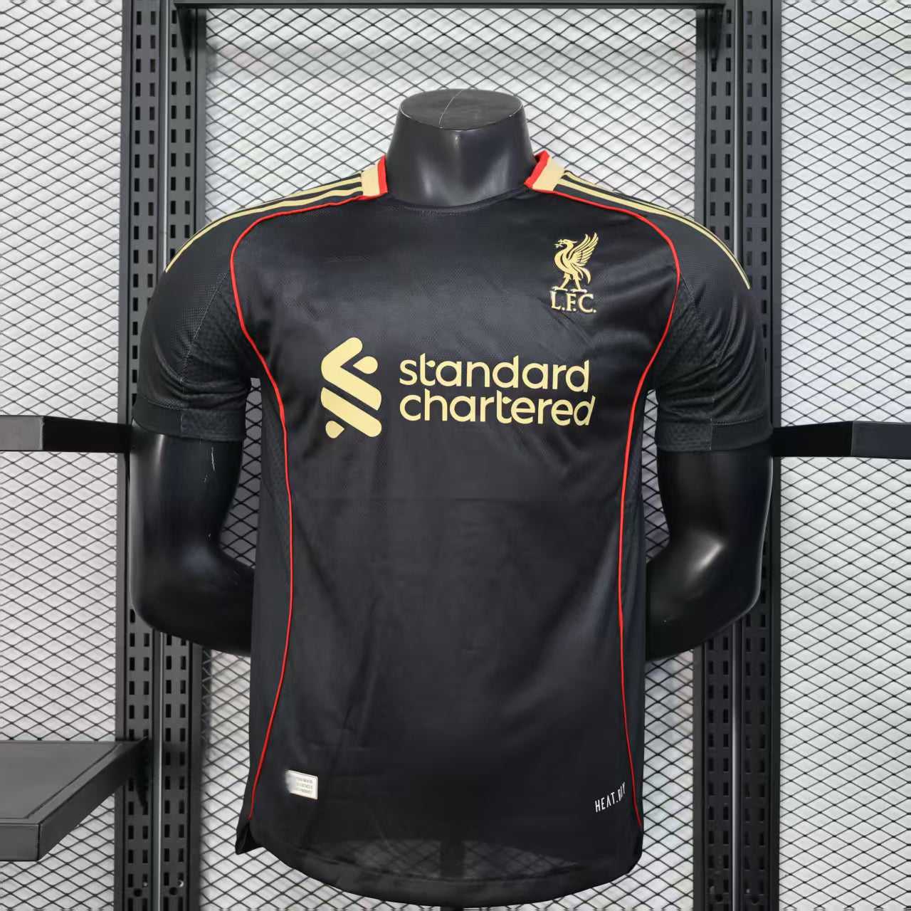 2025-26 Liverpool Second Away Black Player S-2XL