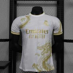 2025-26 Real Madrid Special Gold Dragon Player S-2XL
