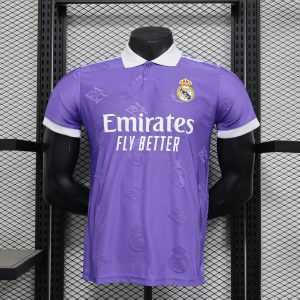 2025-26 Real Madrid Special Polo Purple Player S-2XL