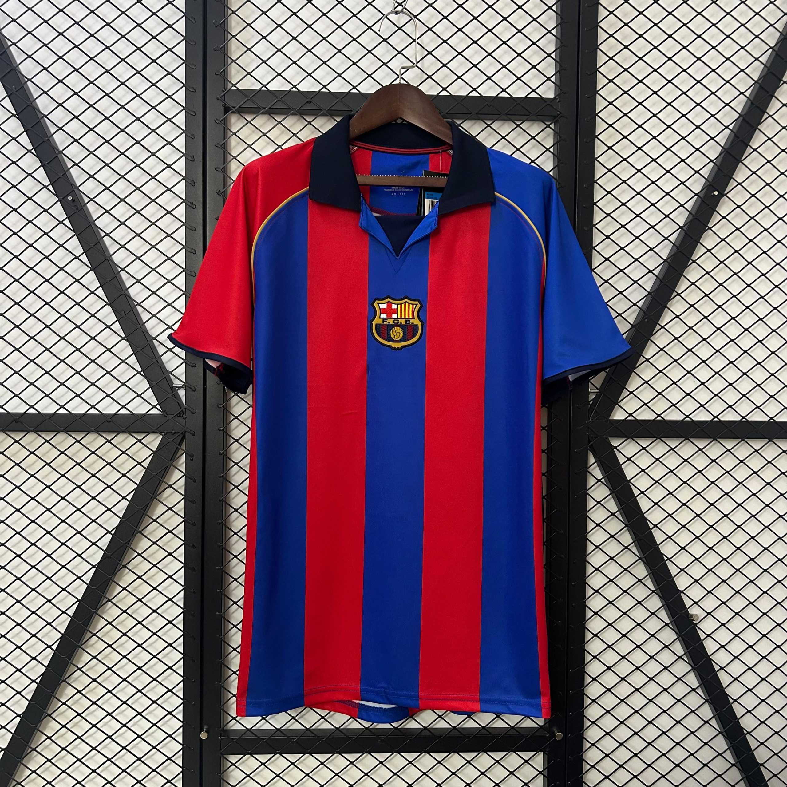2001-02 Barcelona Home Retro S-2XL