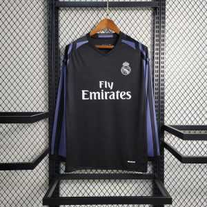 2016-17 Real Madrid Second Away Long Sleeve S-XXL