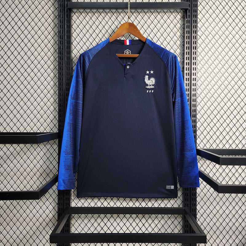 2018 World Cup France Home Long Sleeve Long Sleeve S-2XL
